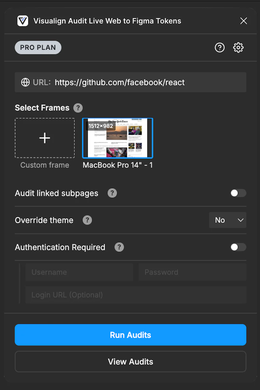 Figma Plugin Interface